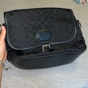 Coach vintage signature messenger bag